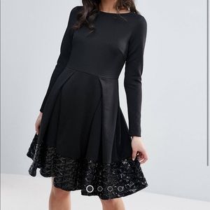 ASOS black dress